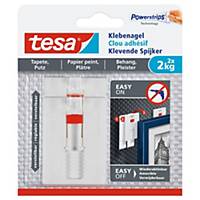 Tesa adjustable adhesive nail sensitive surfaces 2kg