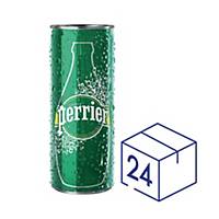 Perrier Sparkling Mineral Water Can 330ml - Pack of 24