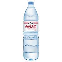 Eau minérale Evian 1,5 L - carton de 12 bouteilles