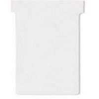 T-CARD 28MM SIZE1 WHITE - PACK OF 100