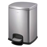Stainless Steel Step On Waste Bin 12L Square