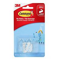 3M Command 17092CLR Clear Hooks - Small