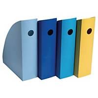 Porta-revistas Exacompta Mag Cube Bee Blue - A4+ - cores sortidas - Pack de 4