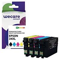 Wecare compatible laser cartridge Epson 34XL zwart + kleuren