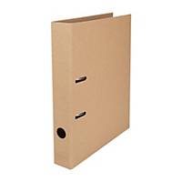 Folder Biella Minimal Design A4, recycled cardboard, 4 cm spine, brown