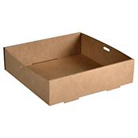Biopak Glance Small Cardboard Box, Brown, Pack Of 100 Pcs