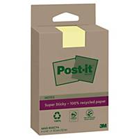 XXL Recycled Post-It Notes - Canary Yellow, Pack of 24