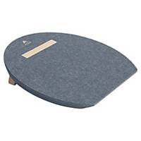 Footrest Alba Mhfeetpet, recycled PET, grey