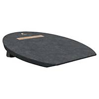 Footrest Alba Mhfeetpet, recycled PET, grey