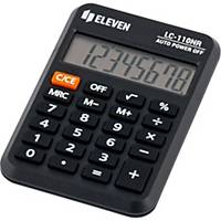 Kapesní kalkulačka Eleven LC-110NR, 8-místní displej, černá