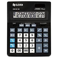 Stolová kalkulačka Eleven CDB1401 Business, 14-miestny disp., čierna