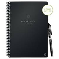 Cahier connecté Rocketbook Fusion A4 - 42 pages - noir