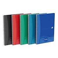 Oxford Oceanis Notebook Twin-wire Ruled  A4 160 pages Pack of 5 Assorted Colours