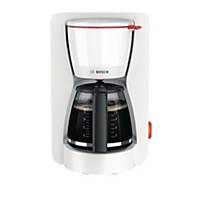 Kaffemaskine Bosch TKA3M131, hvid, to aroma niveauer, 1,25 l