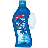 WC gél Twister so závesným košíkom, svieži oceán, 500 ml