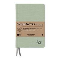 Aurora Ocean notitieboek, 145 x 220 mm, gelijnd, 96 vellen, groen, per stuk
