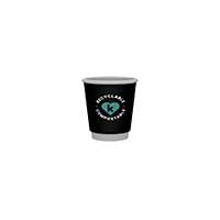Plastic Free double Wall 8oz Paper Hot Cup - Pack of 25