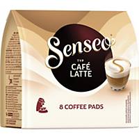 Senseo Café Latte coffee pads, pack of 8 pads