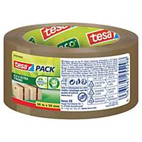 Tesapack Eco + Ultra Strong Packaging Tape - 66m x 50mm