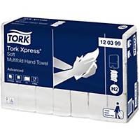 Tork Xpress® Soft hand towels, white, 2 ply, per 21 packs of 136 towels
