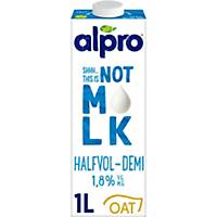 Alpro This is Not Milk plant-based semi-skimmed drink, 1 litre, 8 tetra bricks