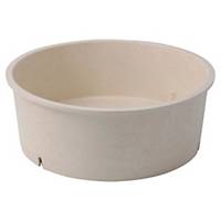 Häppy bowl herbruikbaar schaaltje, crème, 1000 ml, diameter 185 mm, 10 stuks