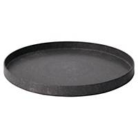 Plat réutilisable Häppy Plate, diamètre 24 cm, gris foncé, les 15 pièces
