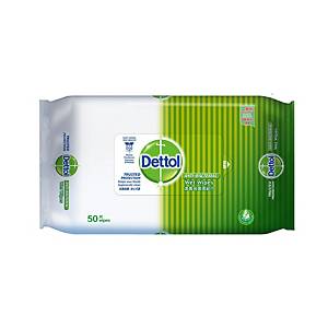 Dettol Anti-Bacterial Wet Wipes - Pack of 50 Sheets