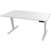 Sit-/stand table EOL Axel, 160x80 cm (LxW), white