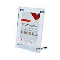SIGN HOLDER VERT A6 4X6 INCHES CLEAR