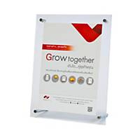 SIGN HOLDER VERT A5 6X8 INCHES CLEAR