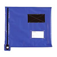 Tamper Evident Security Mail Bag - Blue, 381 x 355 x 50mm