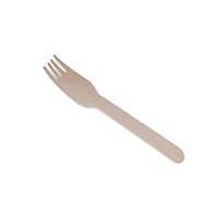 Wooden fork, 165 mm, per 100