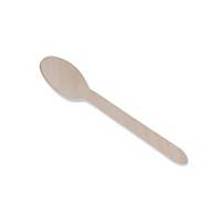 Wooden spoon, 165 mm, per 100