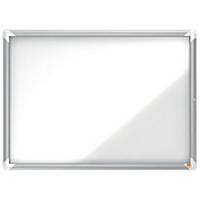 Nobo Premium Plus afsluitbare glazen binnenvitrine, draaideur, 8 x A4
