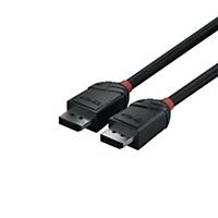 Lindy 36492 Display Port 1.2 Kabel, 2m, Black Line