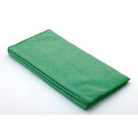 Harrison Hygiene Woven Microfibre Cloths Green - Pack of 5