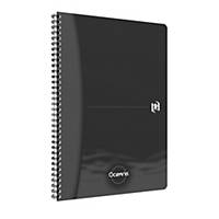 Oxford Oceanis Notebook Twin-wire Ruled A4 Black 180 pages