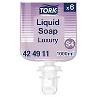 PK6 TORK 424911 HAND SOAP LUXURY S4 1L