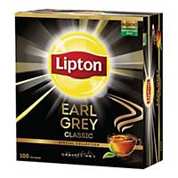 Herbata czarna LIPTON Earl Grey, 100 torebek
