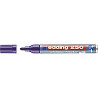 Whiteboard marker, Edding 250, bullet tip, line width 1.5-3mm, violet