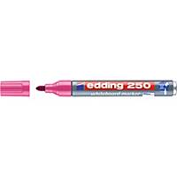 Whiteboard marker, Edding 250, bullet tip, line width 1.5-3mm, pink