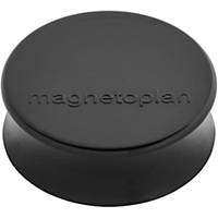 Magnet, Magnetoplan 1665012, Ergo Large, 34mm, schwarz, Packung à 10 Stück
