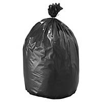 Sac poubelle pour déchets lourds NF - 110 L - 70 microns - noir - 200 sacs