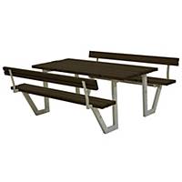 WEGA 187712-15 TABLE/BENCH W/2XBR BLACK
