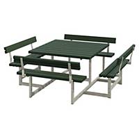 PICNIC 188812-11 TABLE/BENCH W/4XBR GR