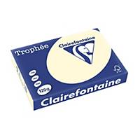 Clairefontaine Trophée 1242 coloured paper A4 120g ivory - pack of 250 sheets