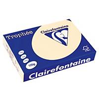 Clairefontaine Trophee 1242 väripaperi A4 120g kerma, 1 kpl=250 arkkia