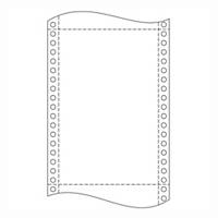 Listing Paper, 24x30.5cm, 54g/m², 1 + 1 Ply