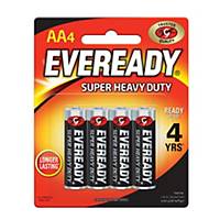 Eveready Super Heavy Duty Battery AA - Pack of 4